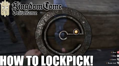 kingdom come deliverance lockpicking